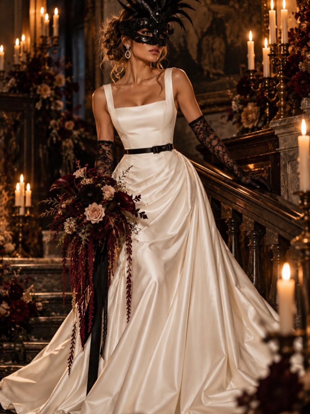 Endless Radiance Ivory Satin Sleeveless Maxi Dress With Pockets